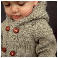 Brown button up sweater
